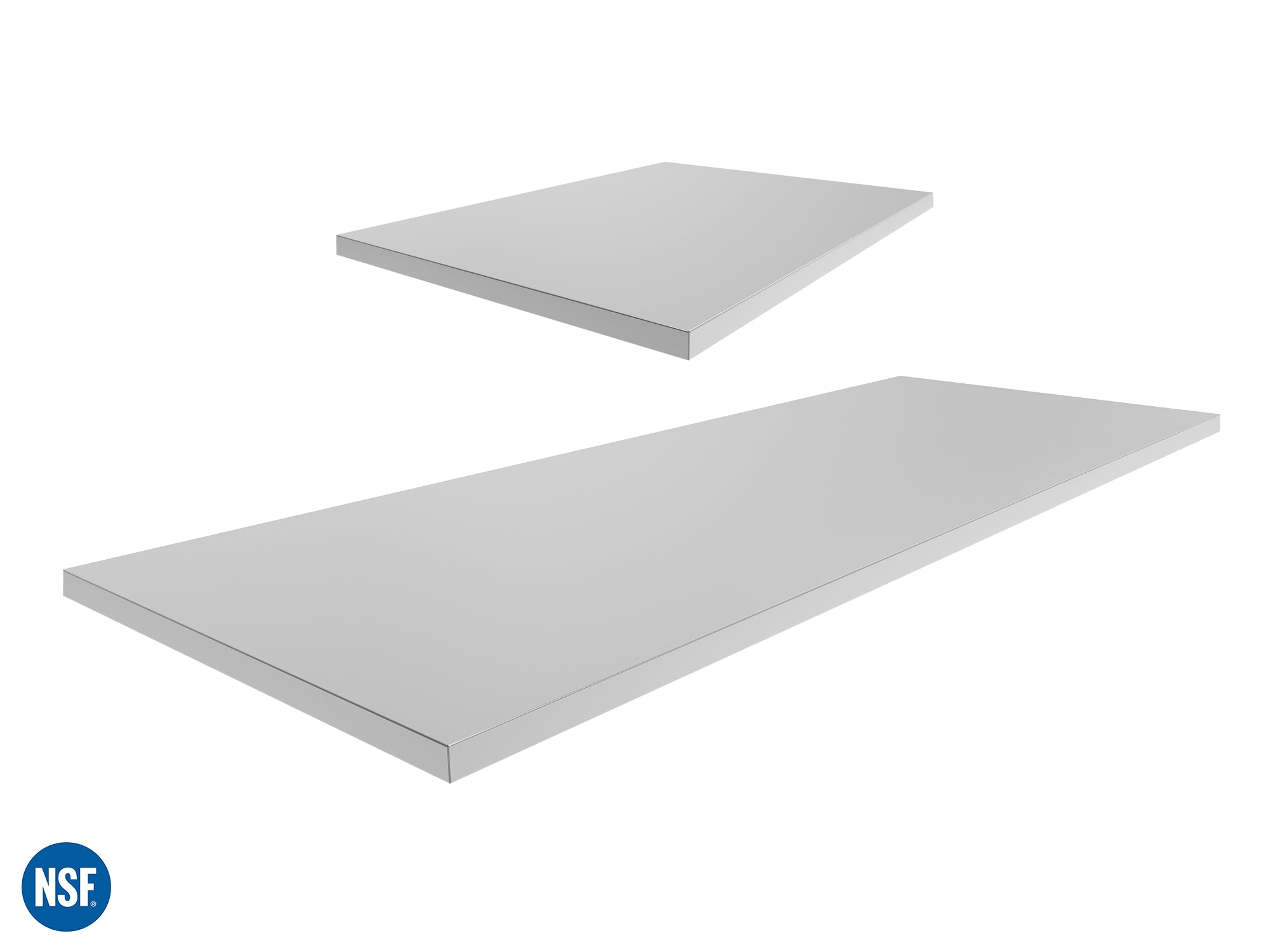 Outdoor Kitchen Stainless Steel Countertop Bundle: 32 in. Countertop, 88 in. Countertop