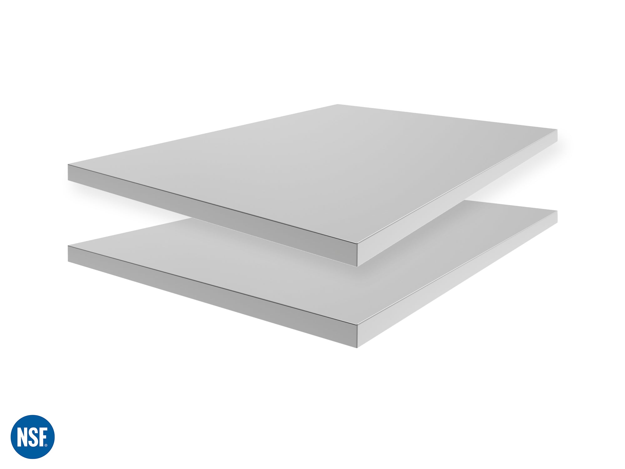 Outdoor Kitchen Stainless Steel Countertop Bundle: (2) 32 in. Countertops