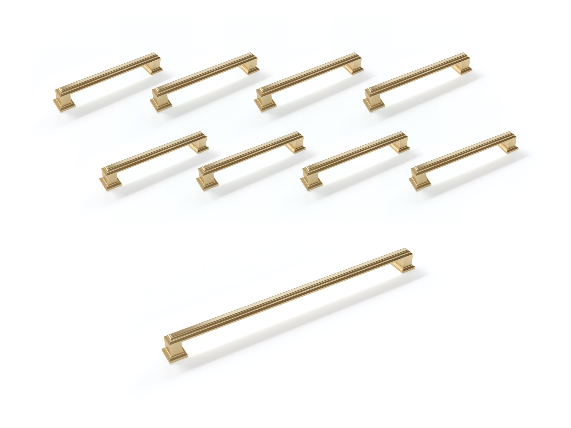Traditional Style Handle Pack (8 x Small Handle, 1 x Large Handle)