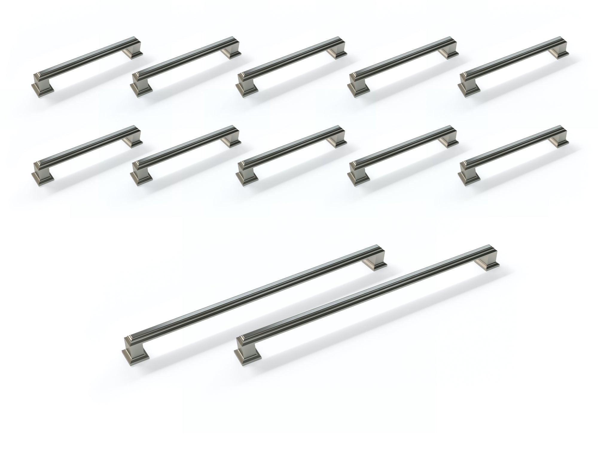Traditional Style Handle Pack (10 x Small Handle, 2 x Large Handle)