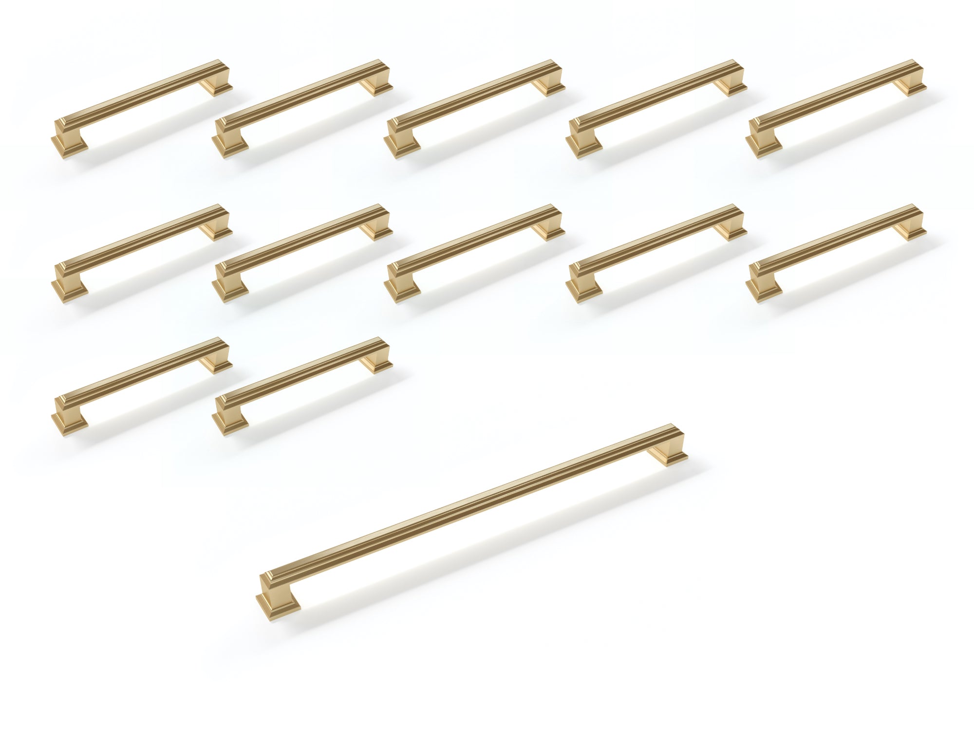 Traditional Style Handle Pack (12 x Small Handle, 1 x Large Handle)