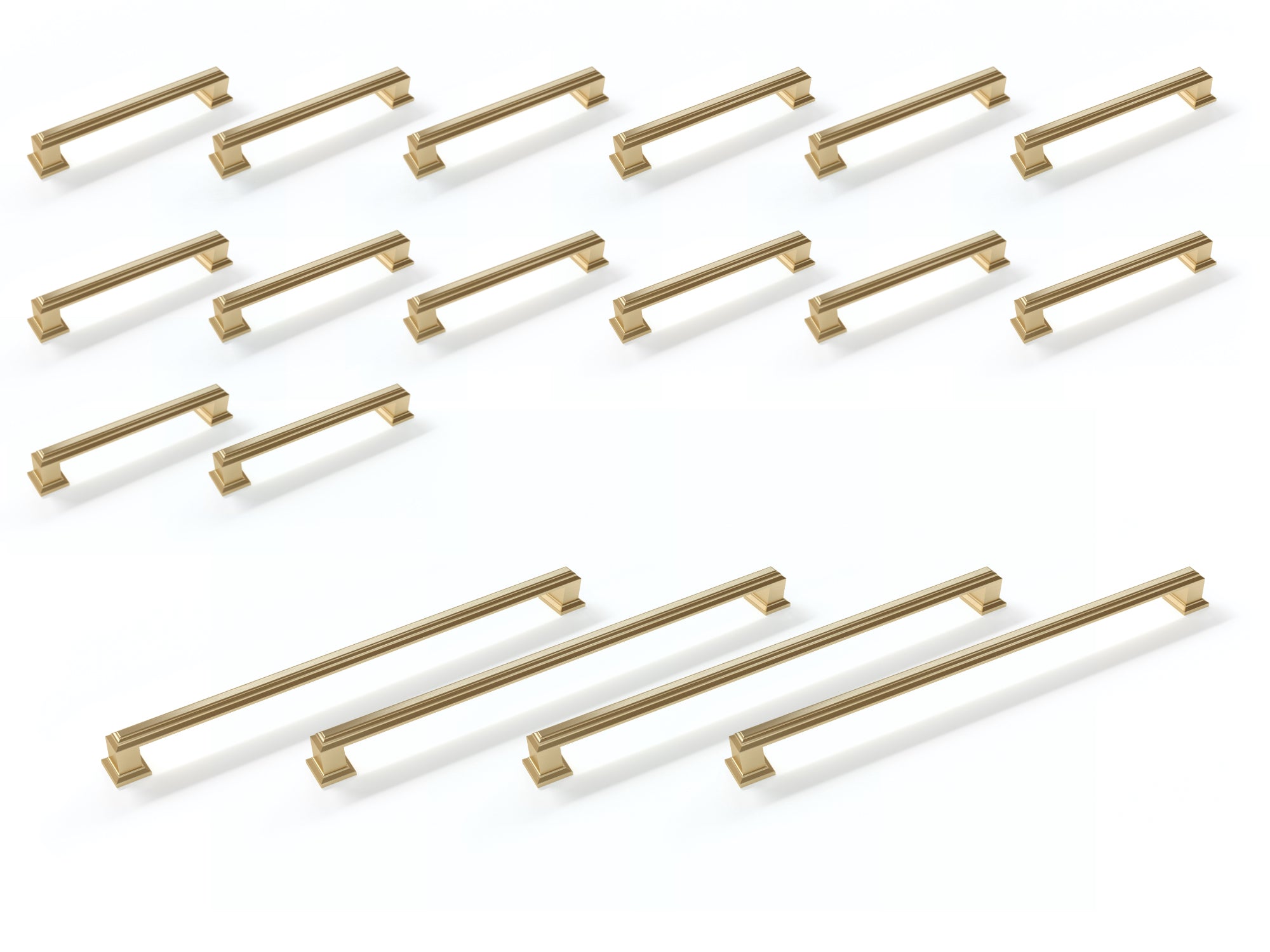 Traditional Style Handle Pack (14 x Small Handle, 4 x Large Handle)
