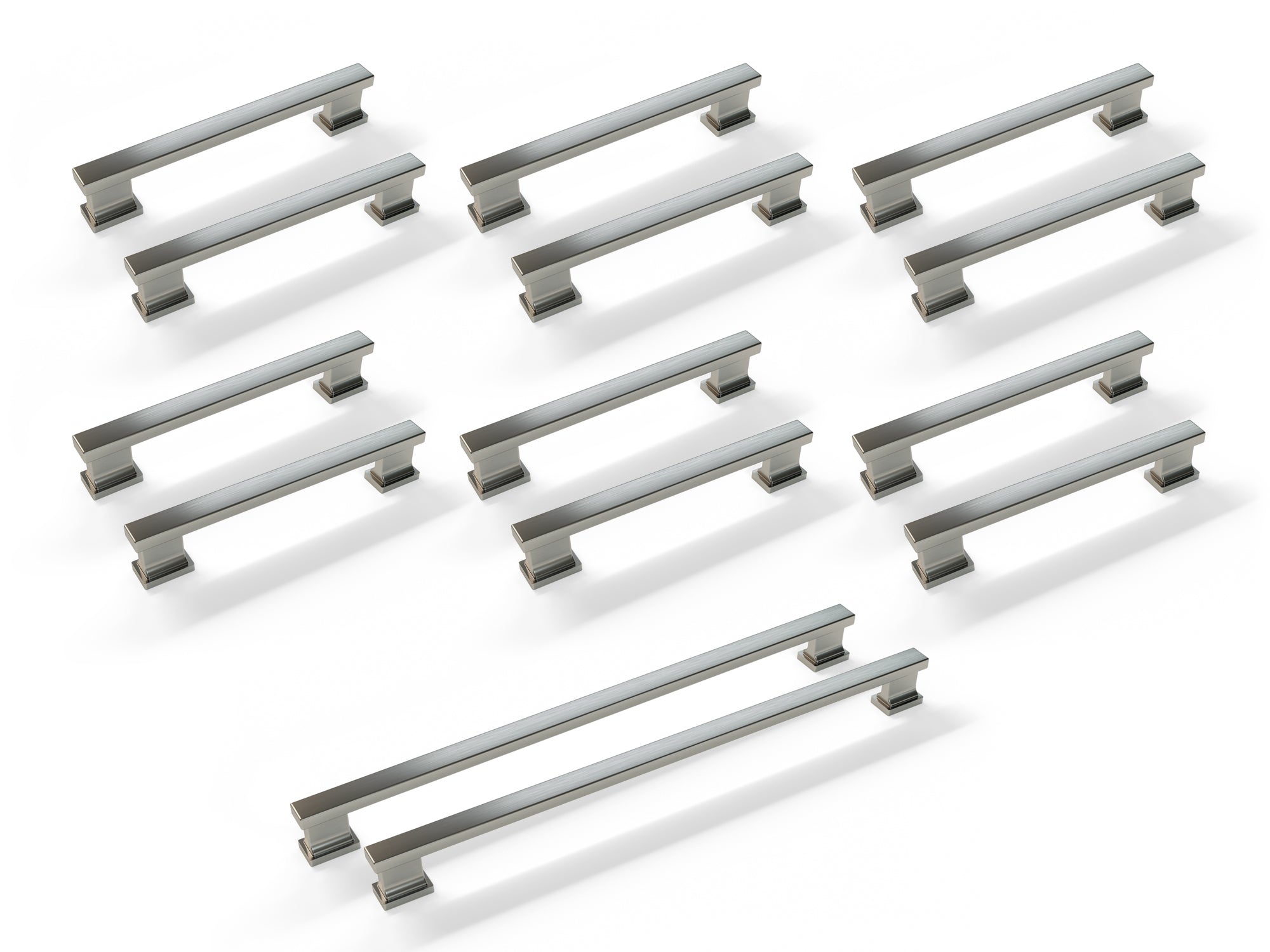 Contemporary Style Handle Pack (12 x Small Handle, 2 x Large Handle)