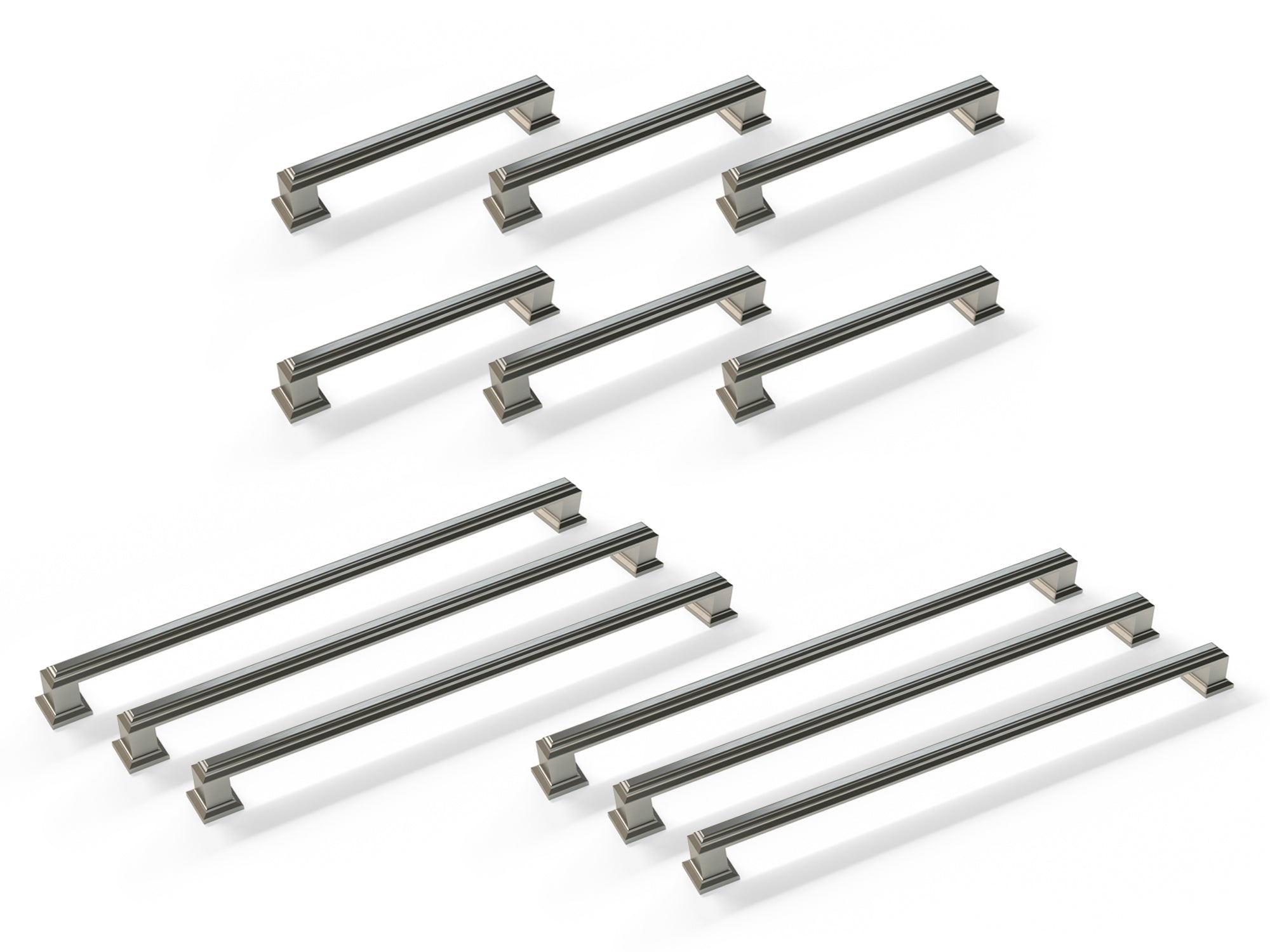 Traditional Style Handle Pack (6 x Small Handle, 6 x Large Handle)