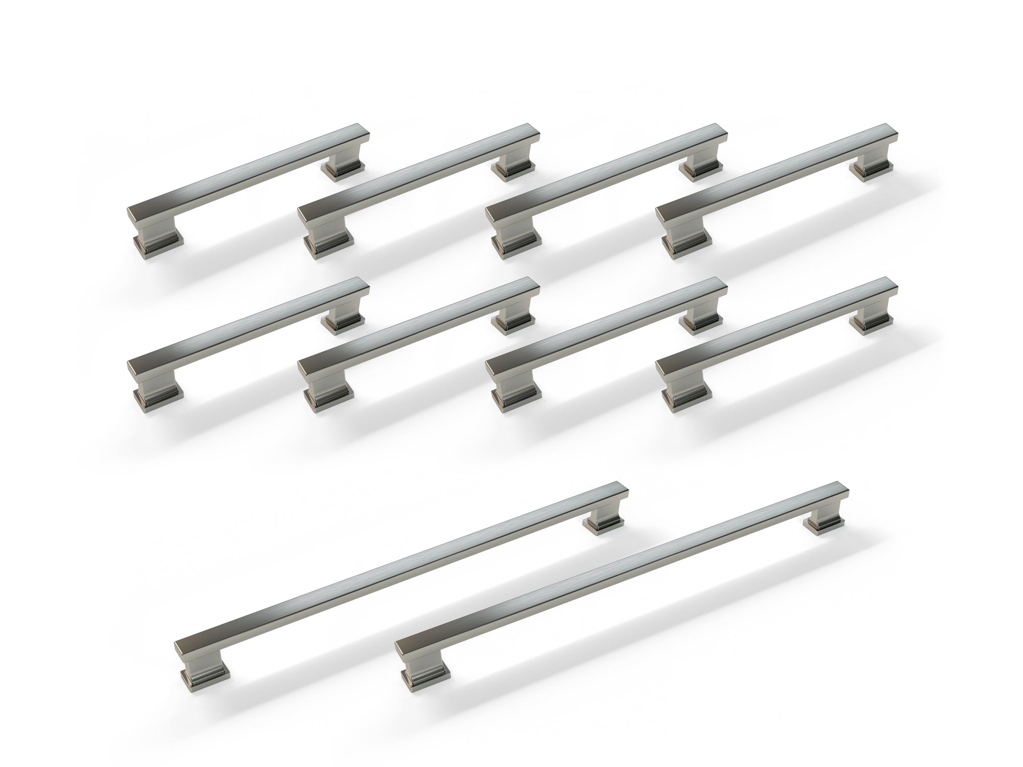 Contemporary Style Handle Pack (8 x Small Handle, 2 x Large Handle)