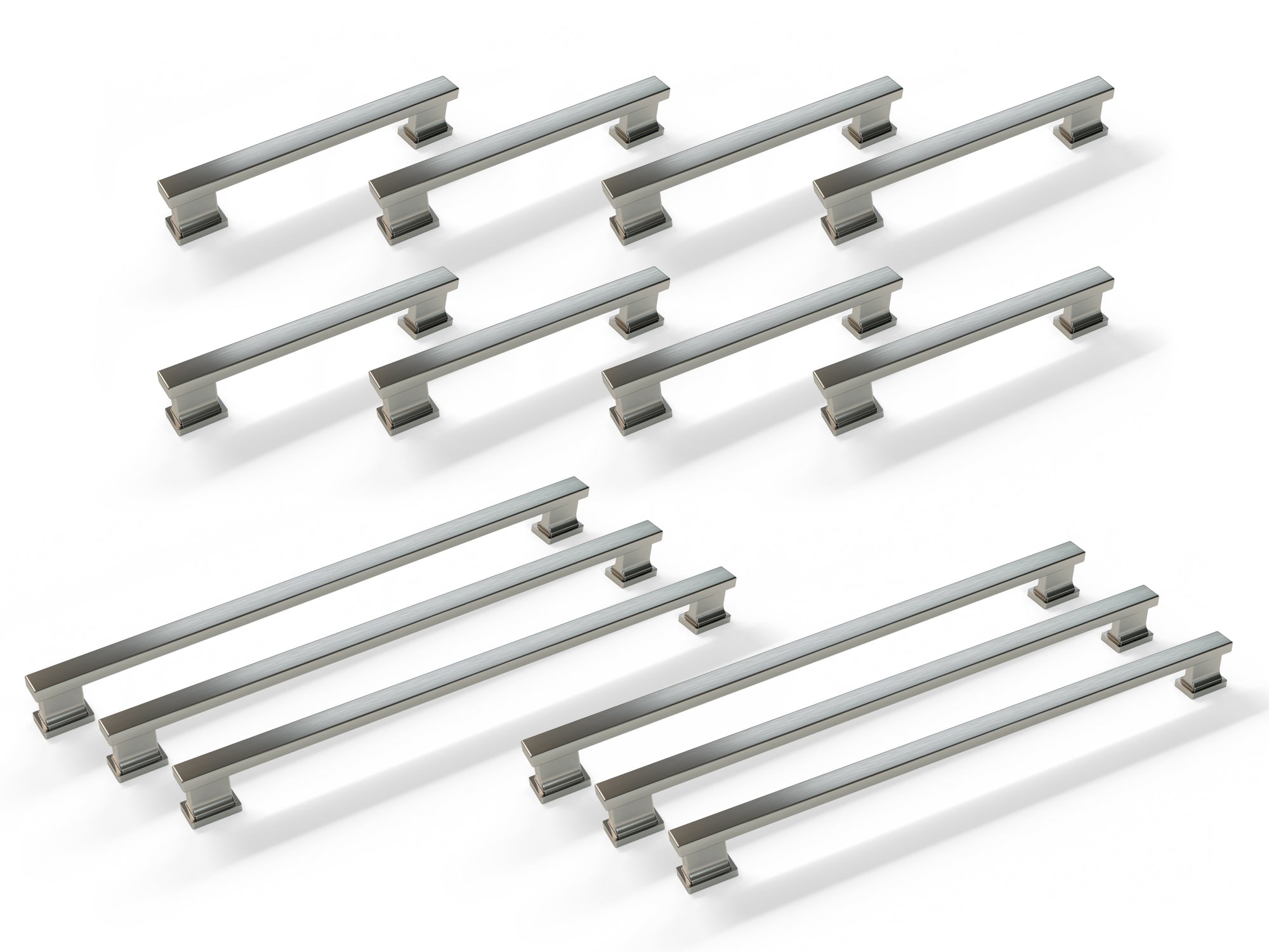 Contemporary Style Handle Pack (8 x Small Handle, 6 x Large Handle)