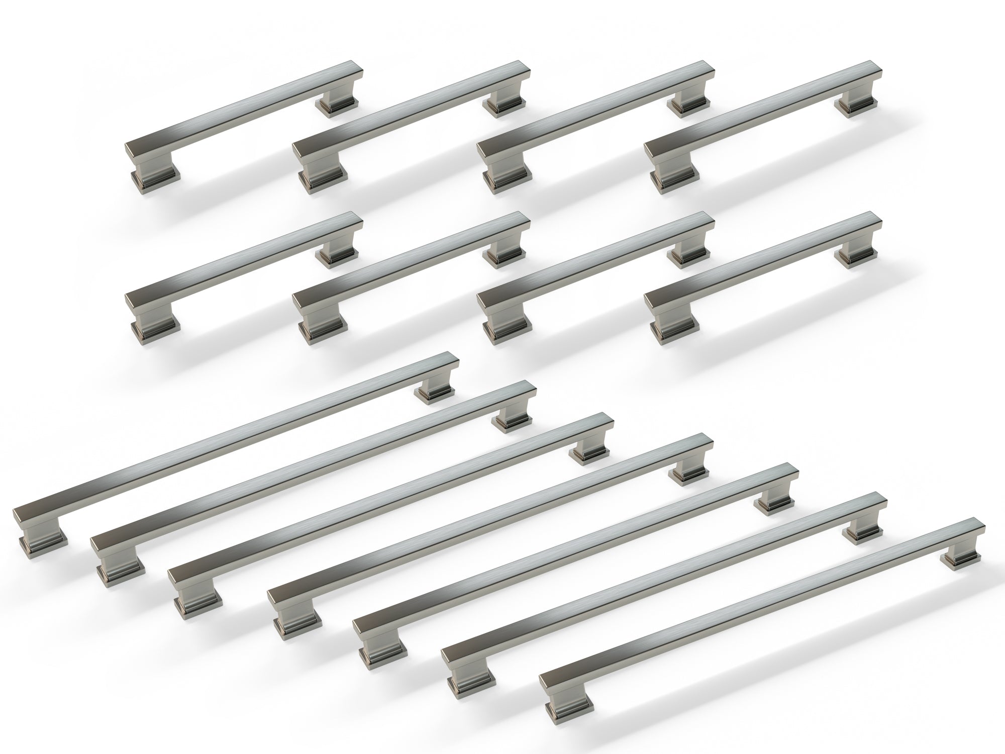 Contemporary Style Handle Pack (8 x Small Handle, 7 x Large Handle)