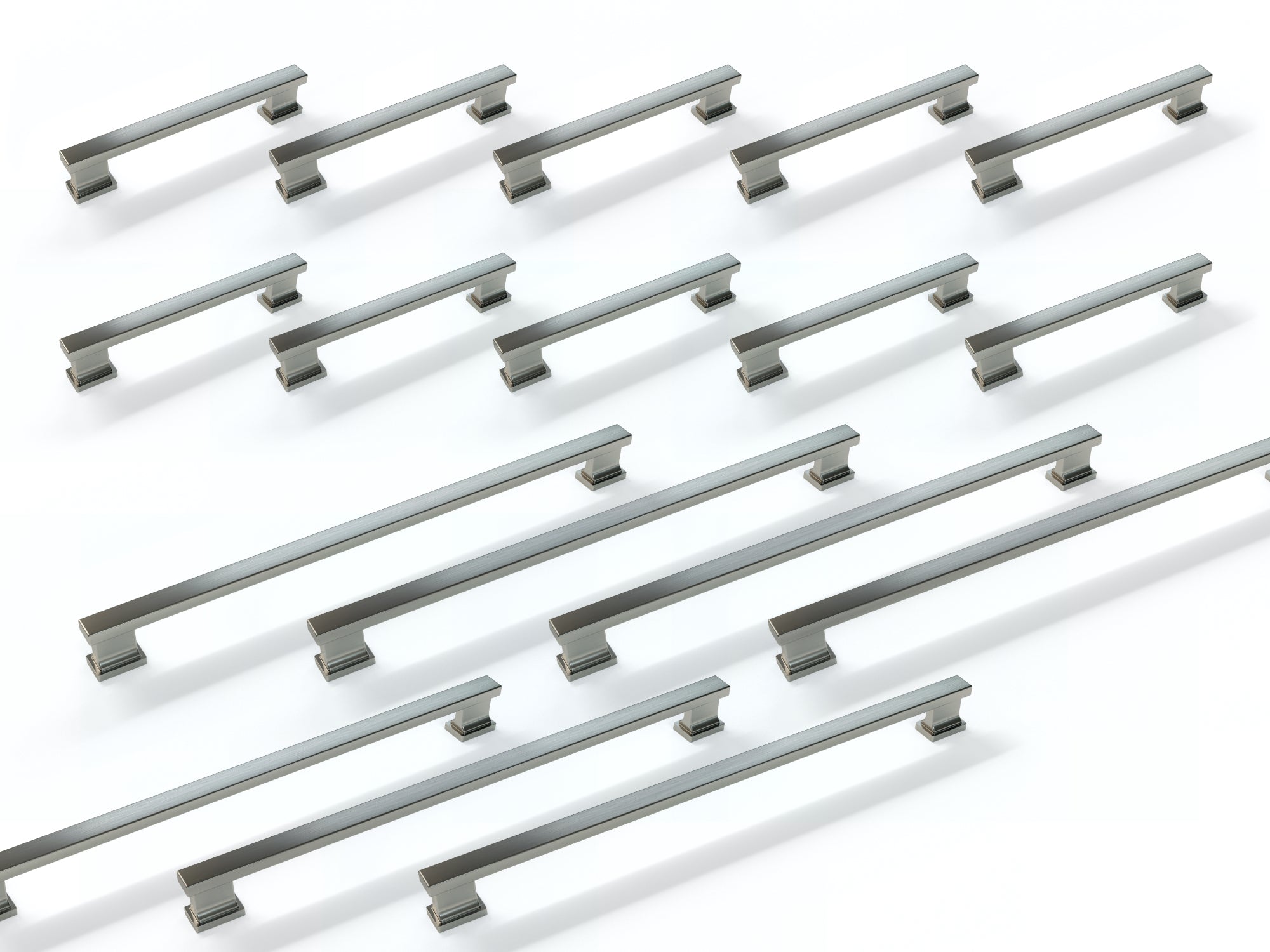 Contemporary Style Handle Pack (10 x Small Handle, 7 x Large Handle)