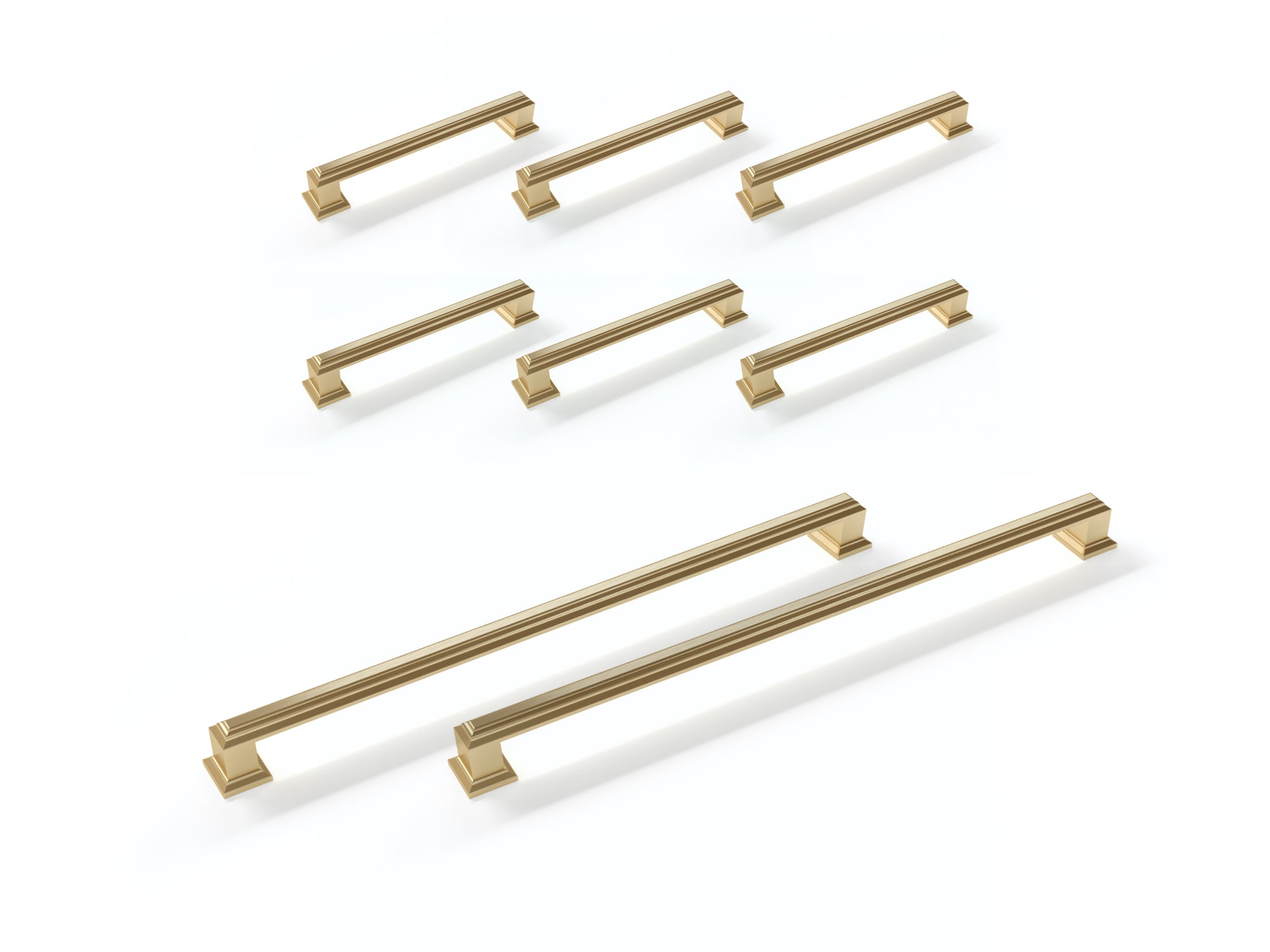 Traditional Style Handle Pack (6 x Small Handle, 2 x Large Handle)