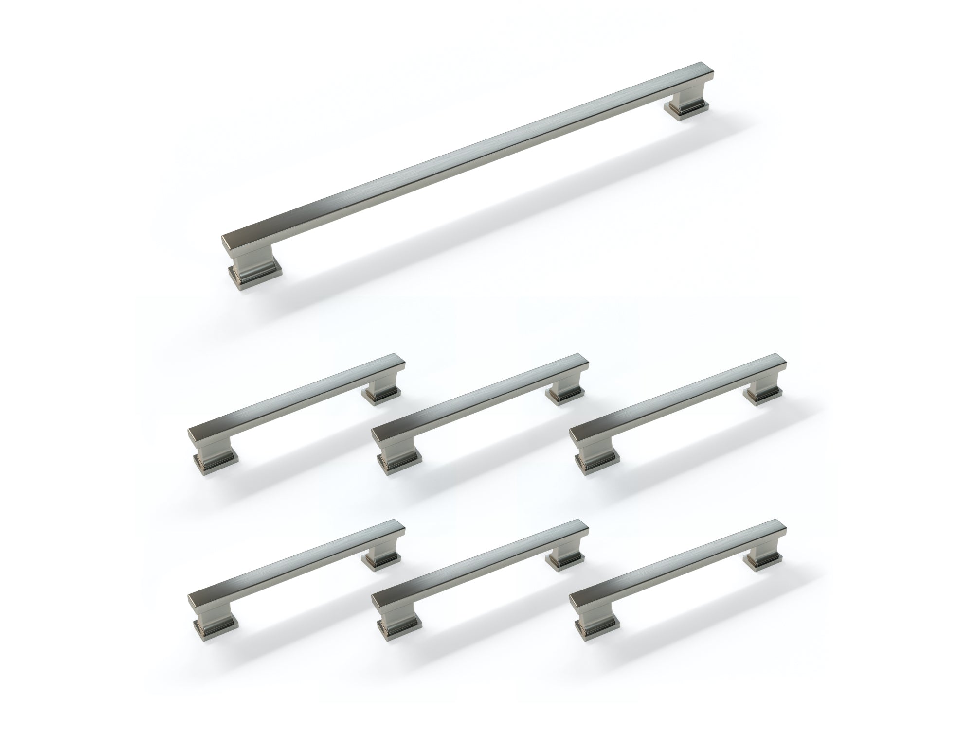 Contemporary Style Handle Pack (6 x Small Handle, 1 x Large Handle)