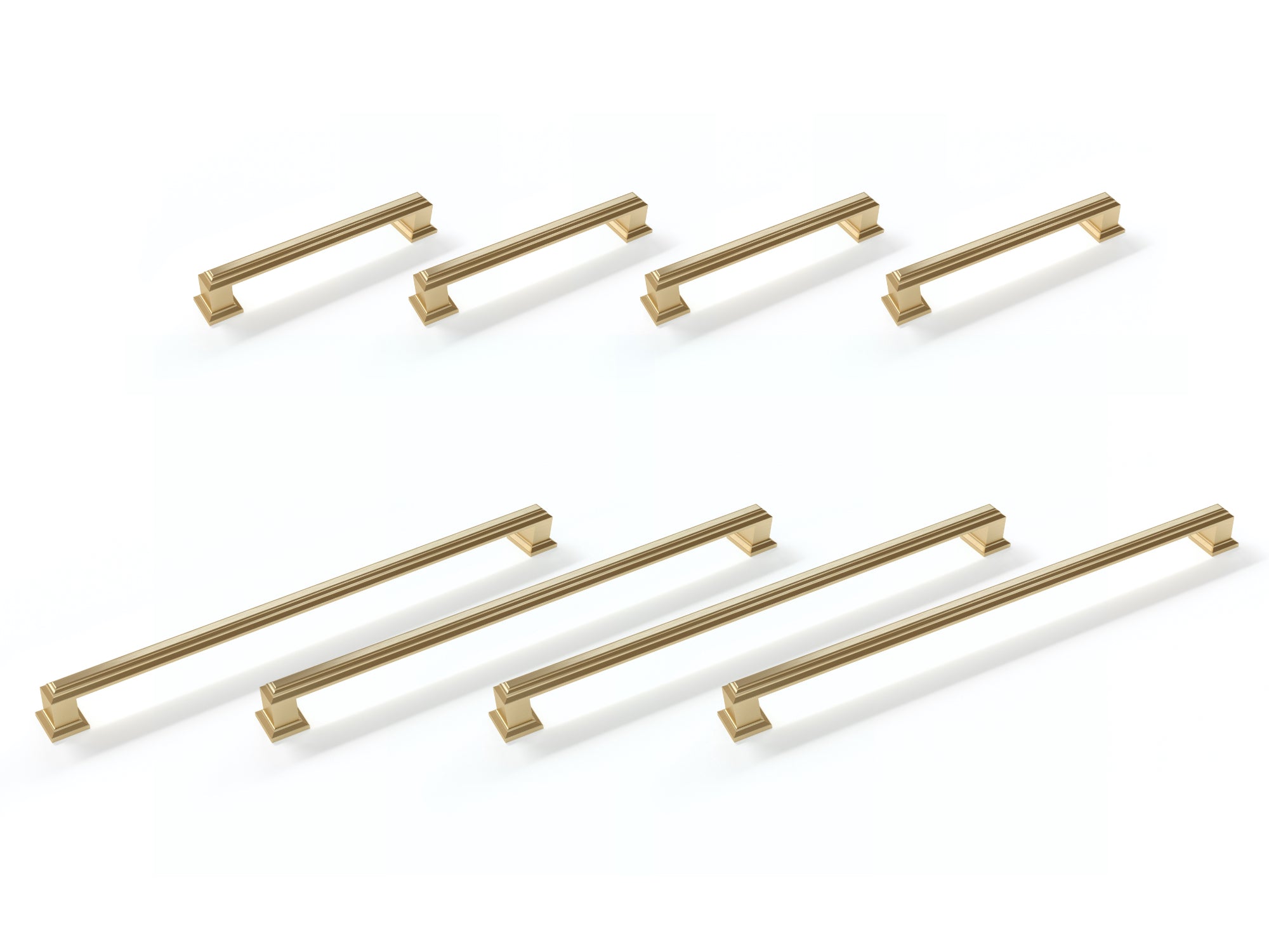 Traditional Style Handle Pack (4 x Small Handle, 4 x Large Handle)