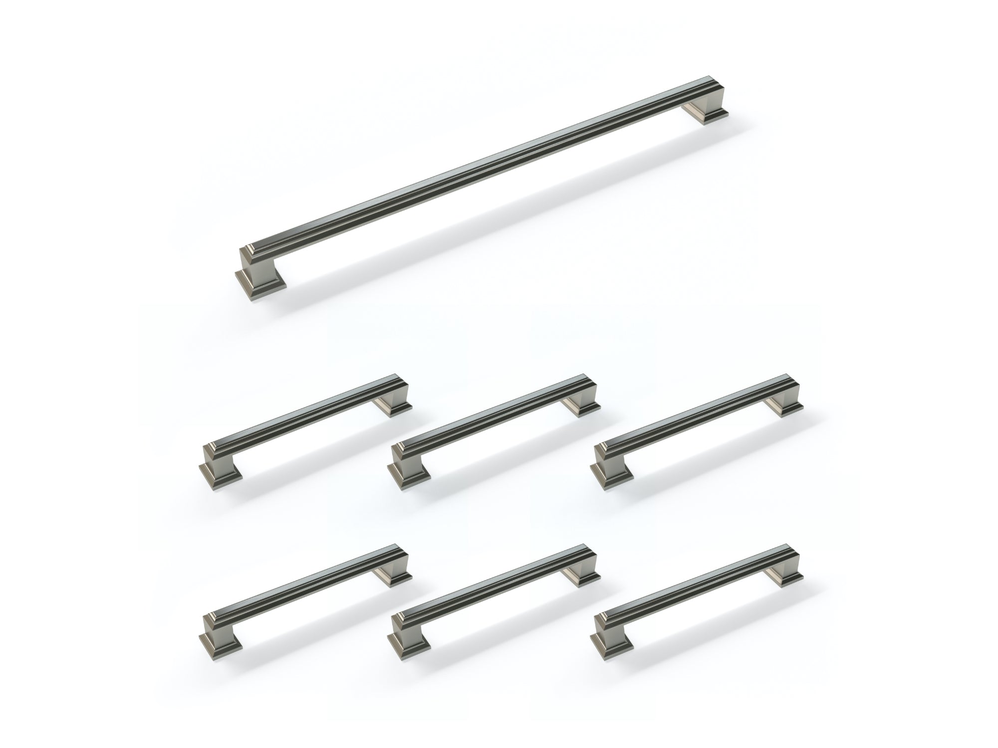 Traditional Style Handle Pack (6 x Small Handle, 1 x Large Handle)