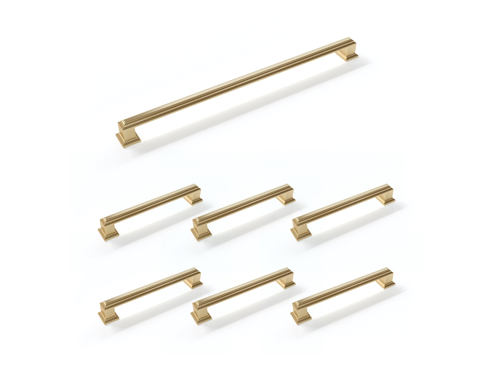 Traditional Style Handle Pack (6 x Small Handle, 1 x Large Handle)