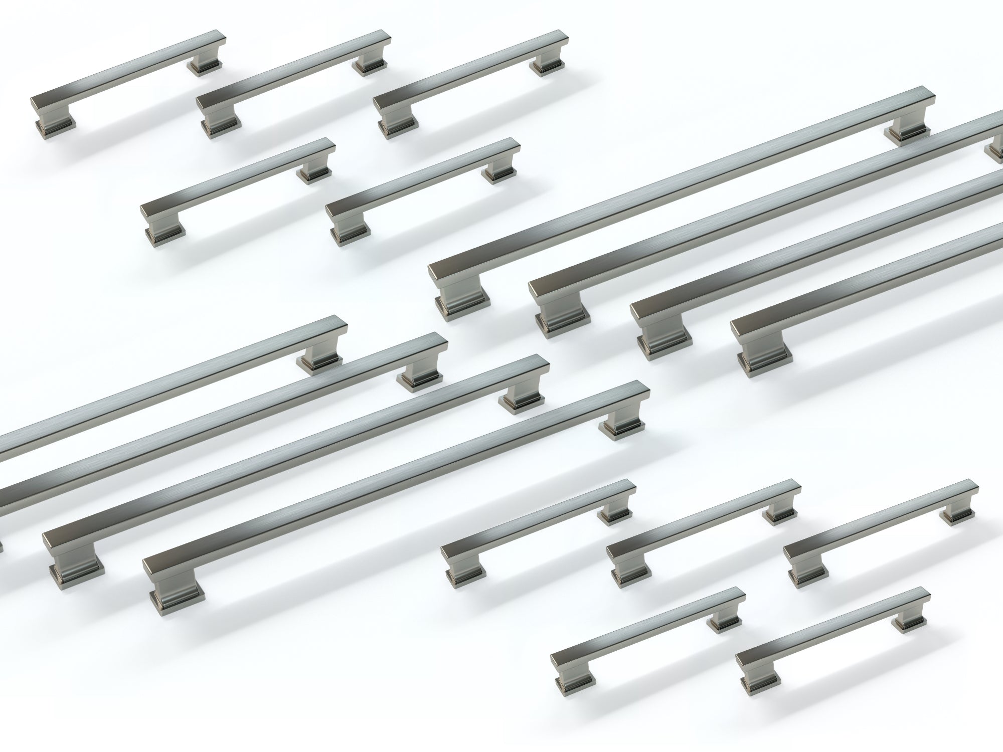 Contemporary Style Handle Pack (10 x Small Handle, 8 x Large Handle)