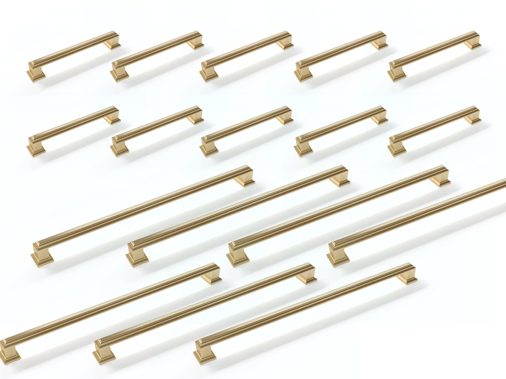 Traditional Style Handle Pack (10 x Small Handle, 7 x Large Handle)