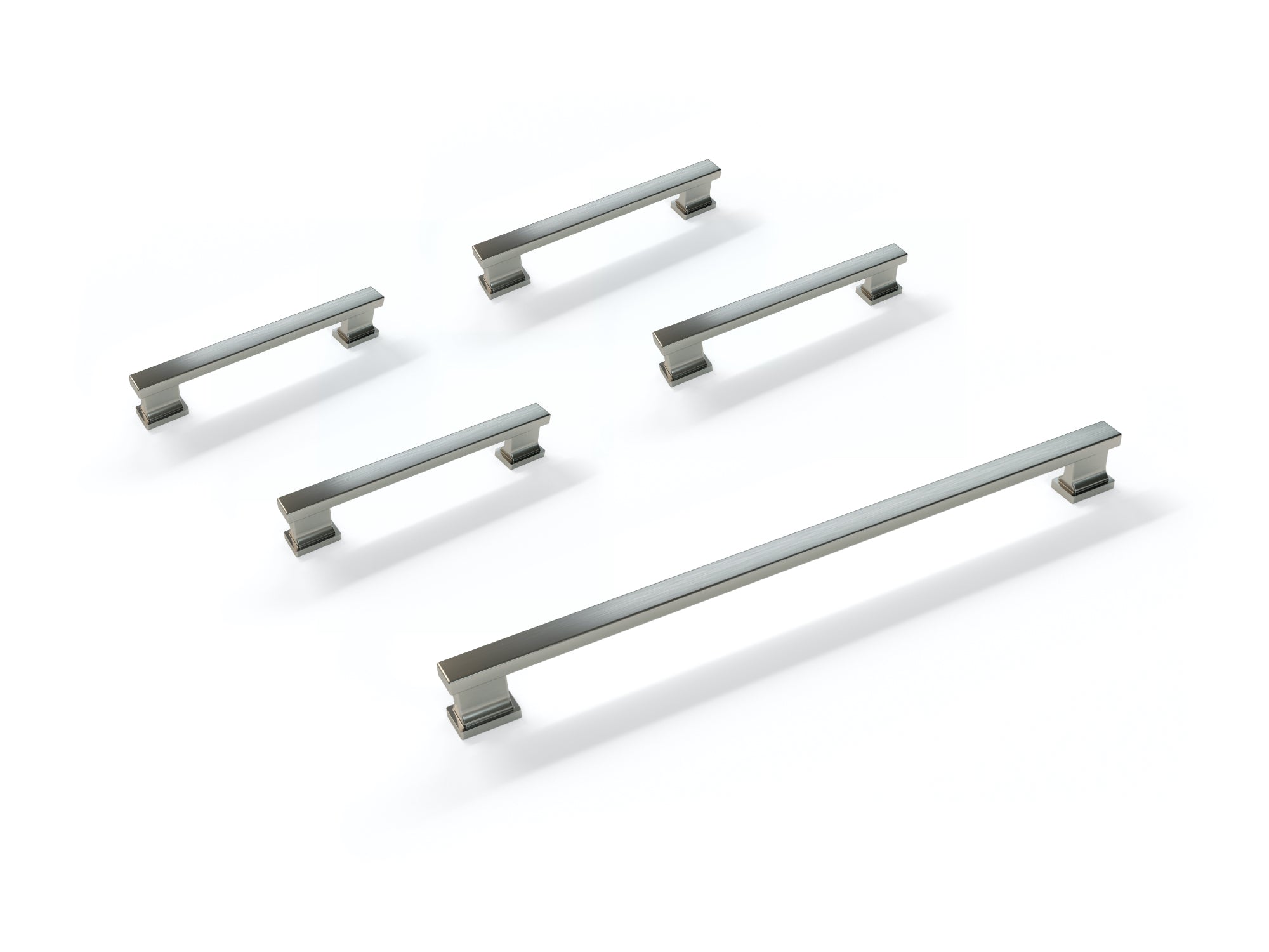 Contemporary Style Handle Pack (4 x Small Handle, 1 x Large Handle)