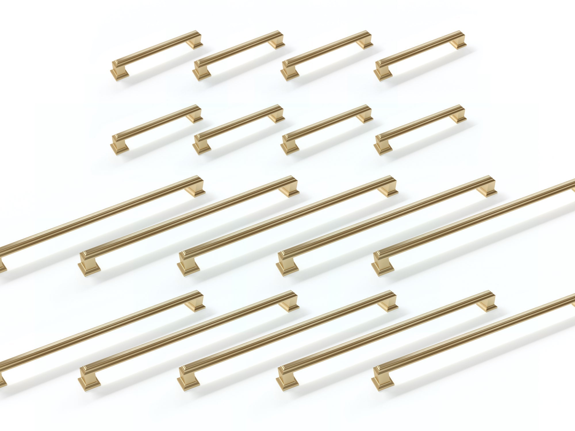 Traditional Style Handle Pack (8 x Small Handle, 10 x Large Handle)
