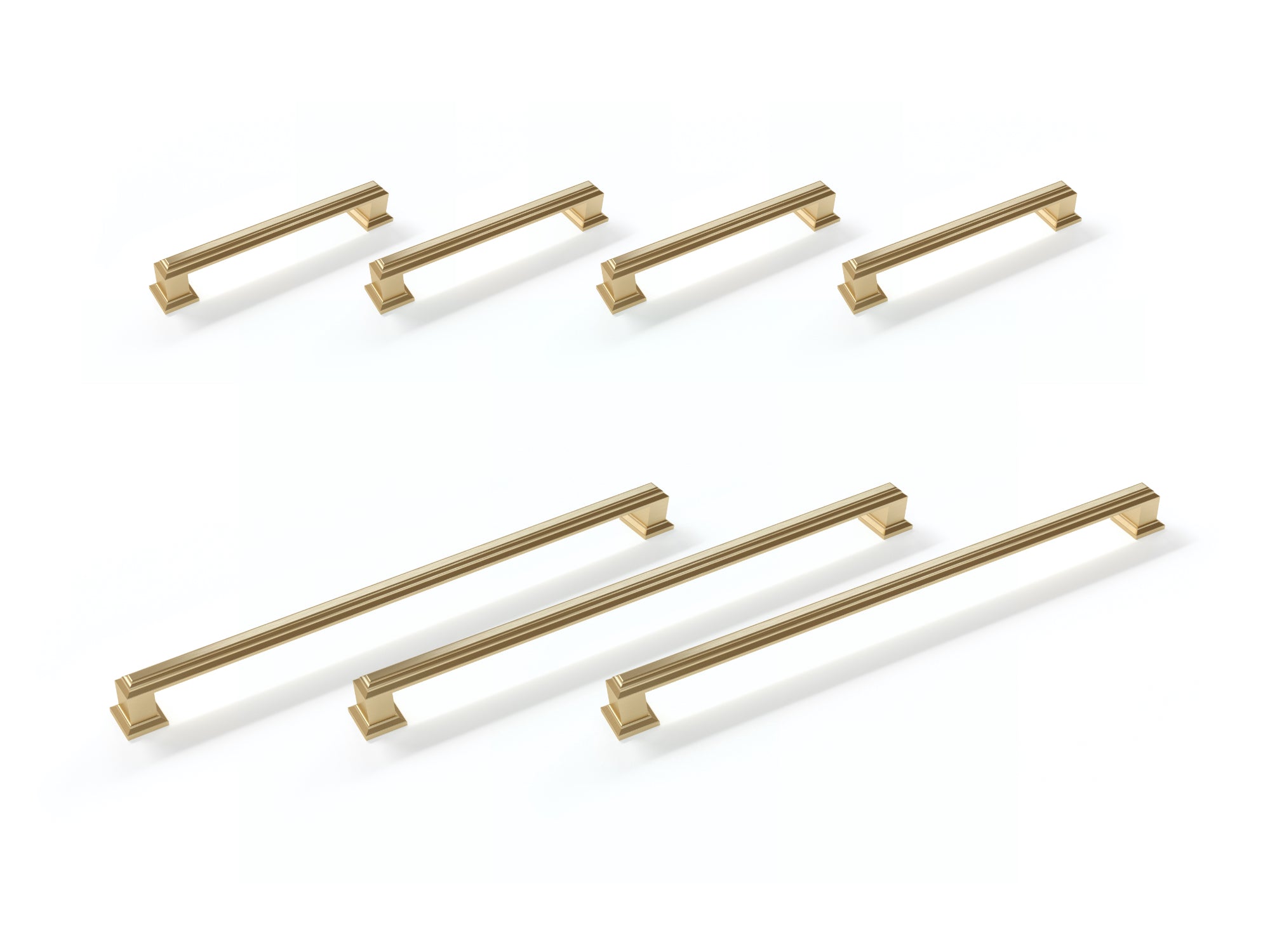 Traditional Style Handle Pack (4 x Small Handle, 3 x Large Handle)